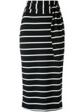 striped skirt