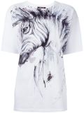 zebra print T-shirt