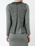 gingham plaid tweed jacket