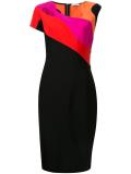 colour block fitted dress