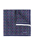bike print pocket square
