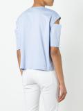 slit shortsleeves T-shirt