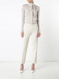 neck bow shirt