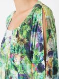 round neck printed dress
