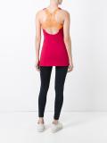 embroidered back tank top