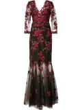 floral lace gown