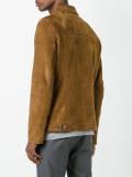 textured leather jacket