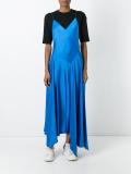 asymmetric slip dress