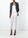 sheer panel vest 