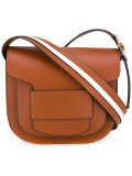 big logo stud shoulder bag 