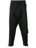 lateral pocket drawstring trousers
