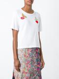 bead embellished T-shirt