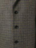 plaid buttoned coat