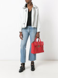 hooded cropped jacket