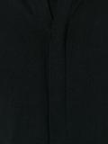 buttoned V-neck jumper