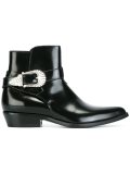 buckle strap boots