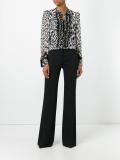 leopard motif shirt