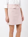 straight mini skirt 