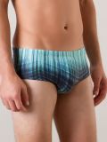 printed swim trunks