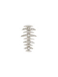 'Bone' diamond earrings
