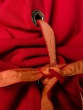 drawstring sleeve sweatshirt