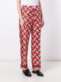 printed silk trousers 