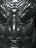 mask print T-shirt