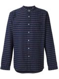 'Textured Grandad Collar'衬衫