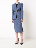 checked blazer