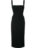 square neck midi dress