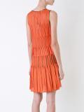 pleated tank dress