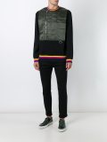 striped detailing pullover