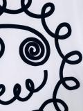 smiley face printed T-shirt