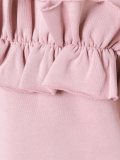 ruffled sweatshirt