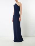 single shoulder maxi dress
