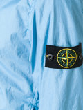 zipped hooded jacket