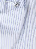 pinstripe hooded top