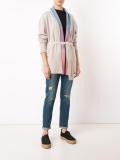 'Rainbow Gradient' belted cardigan