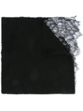 lace trim scarf 