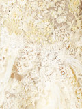beaded lace mini dress