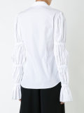 ruffled sleeves shirt 