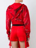 trompe l'oeil logo hoodie