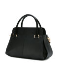 oversized ring zip shoulder bag