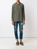 embellished military shirt