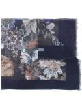 floral print scarf