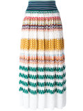 knitted zigzag skirt 