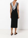 plunging V-neck dress