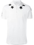 星星刺绣polo衫