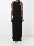 reversible flared maxi dress