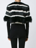 fur cropped jacket